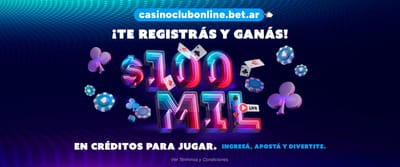 Banner de bienvenida de National Casino Argentina con ofertas exclusivas